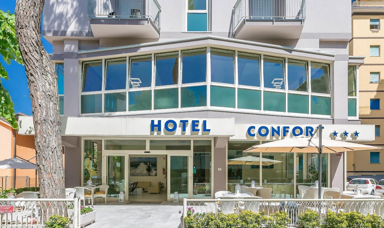 Hotel Confort Rímini Exterior foto